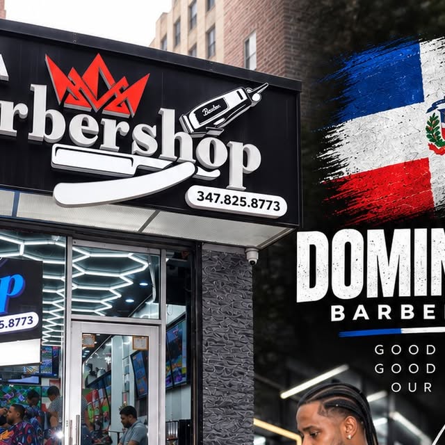 La Fama Barbershop storefront at 1757 Jerome Ave, Bronx NY