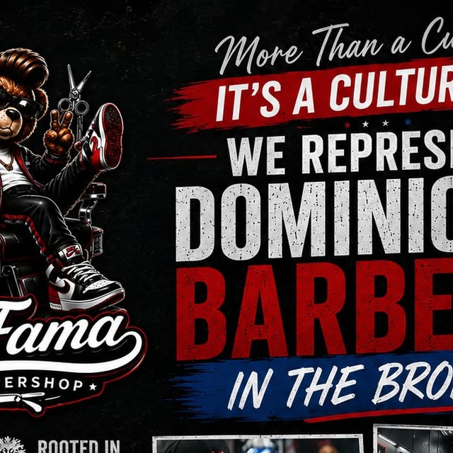 Dominican barber culture at La Fama Barbershop in the Bronx